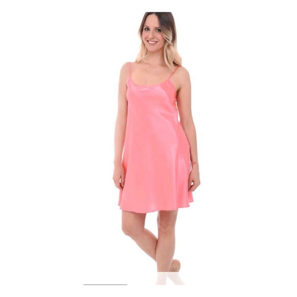 Alexander Del Rossa Women Satin Cami lingerie Sleepwear Size M NWT